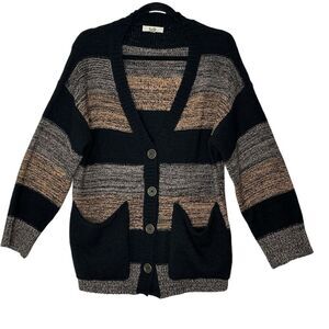 Kye mi rust knit cardigan size small‎
